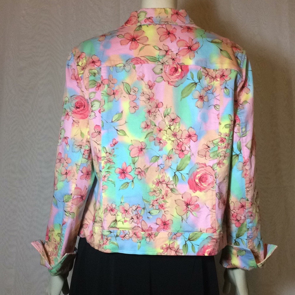 Patchington Multi Colored Jacket With Rhinestones - image 7